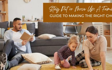 Stay or move - family in living room image Stay or Move: A Family's Guide to Making the Right Choice Featured Image