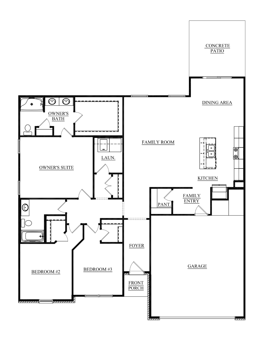 41 MCT 1st Story Floorplanteton craftsman mccutchan trace evansville indiana