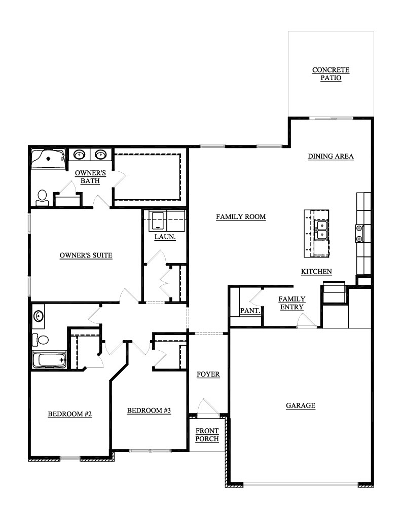 11 TEHS 1st Story Floorplanteton modern enclave heatherstone owensboro kentucky