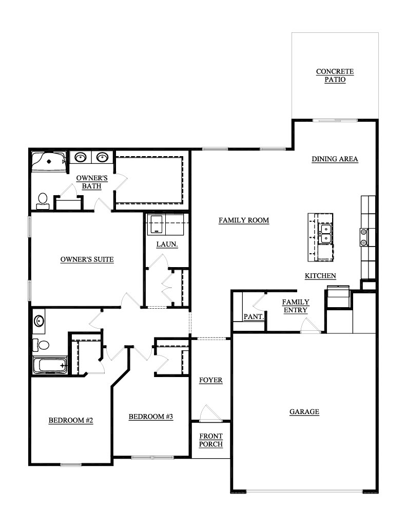 161 BBP 1st Story Floorplanteton farmhouse bluffs bentley point henderson kentucky