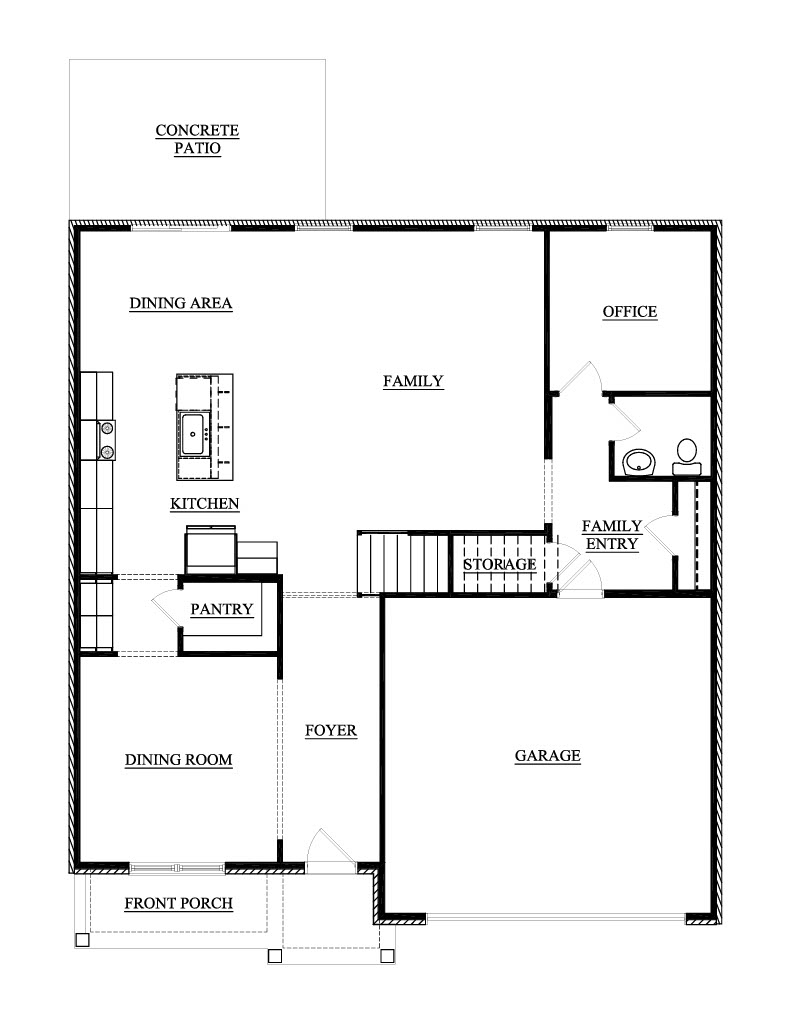 230 ASPC 1st Story Floorplanrevolution farmhouse acadia south park commons bowling green kentucky