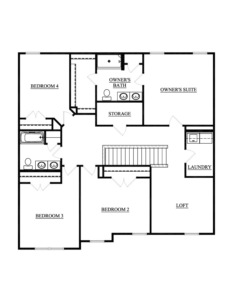 230 ASPC 2nd Story Floorplanrevolution farmhouse acadia south park commons bowling green kentucky