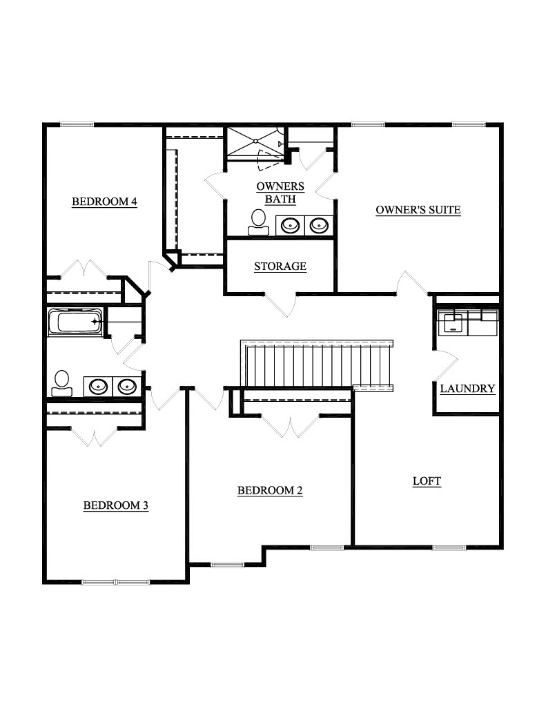68 PDP 2nd Story Floorplanrevolution farmhouse preserve dove point alvaton kentucky